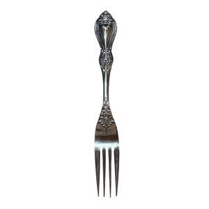 Vintage Normandy Stainless Japan 7.5” Dinner Fork Rose Floral Replacement Flatwa